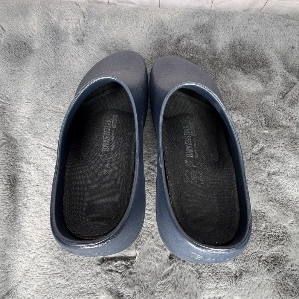 Birkenstock Navy Blue Slip-On Clogs - Picture 4 of 6
